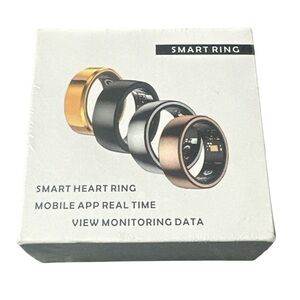 NWT, Smart Heart Ring in Silver, Size 9